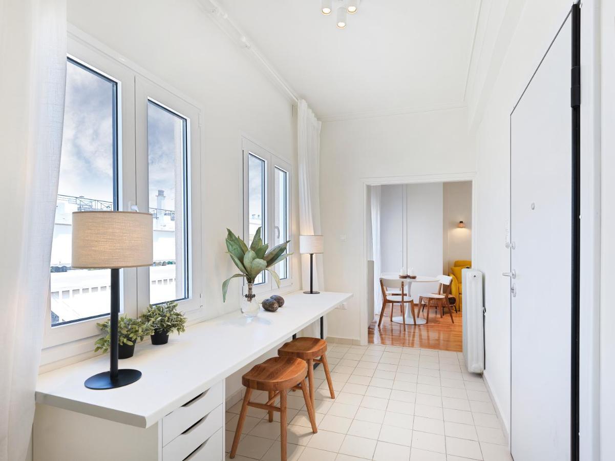 Modern Penthouse Overlooking Halkis Chalkís Exteriör bild