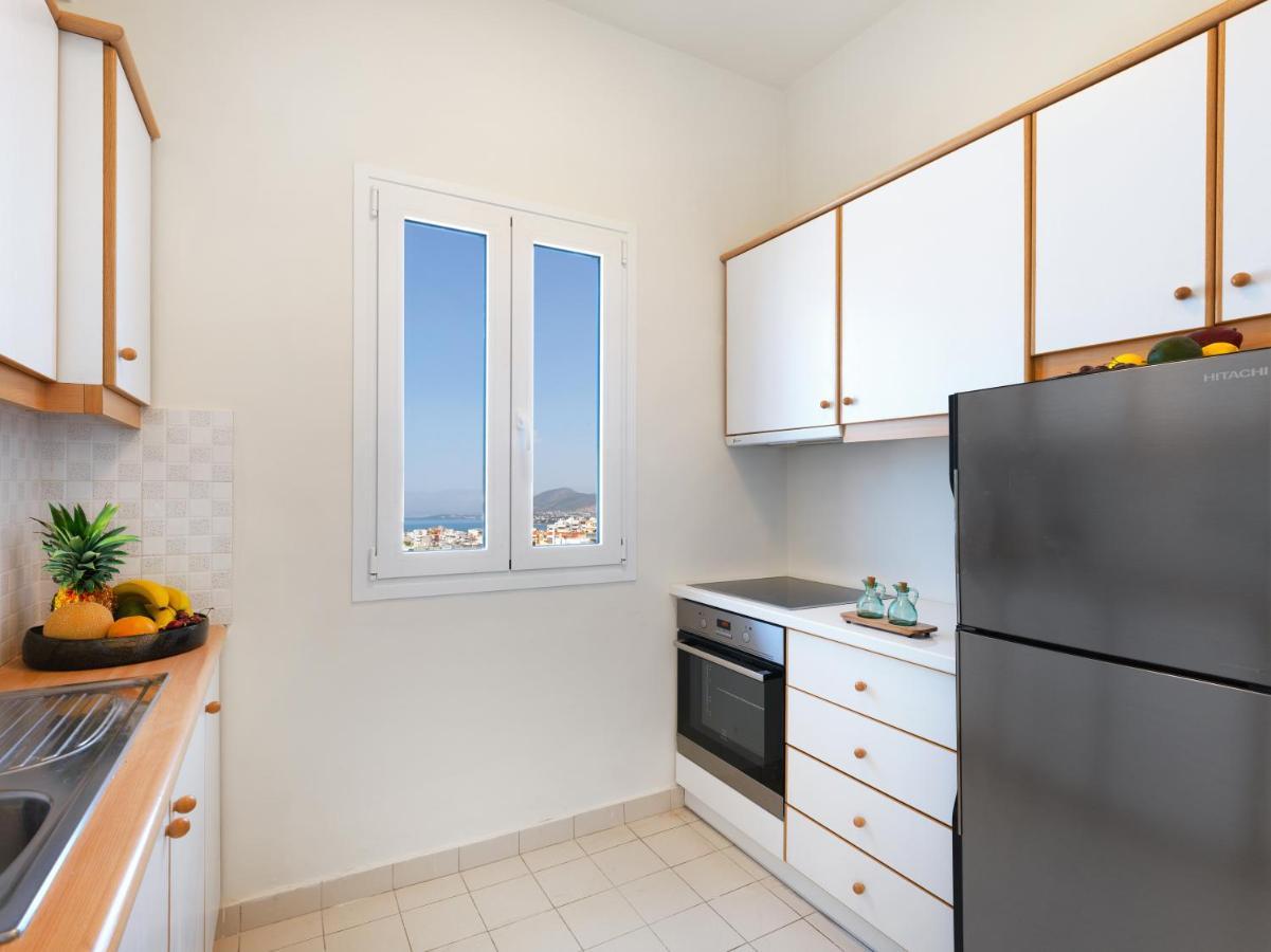 Modern Penthouse Overlooking Halkis Chalkís Exteriör bild